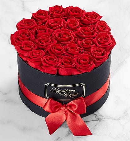 Magnificent Roses® Preserved Red Roses